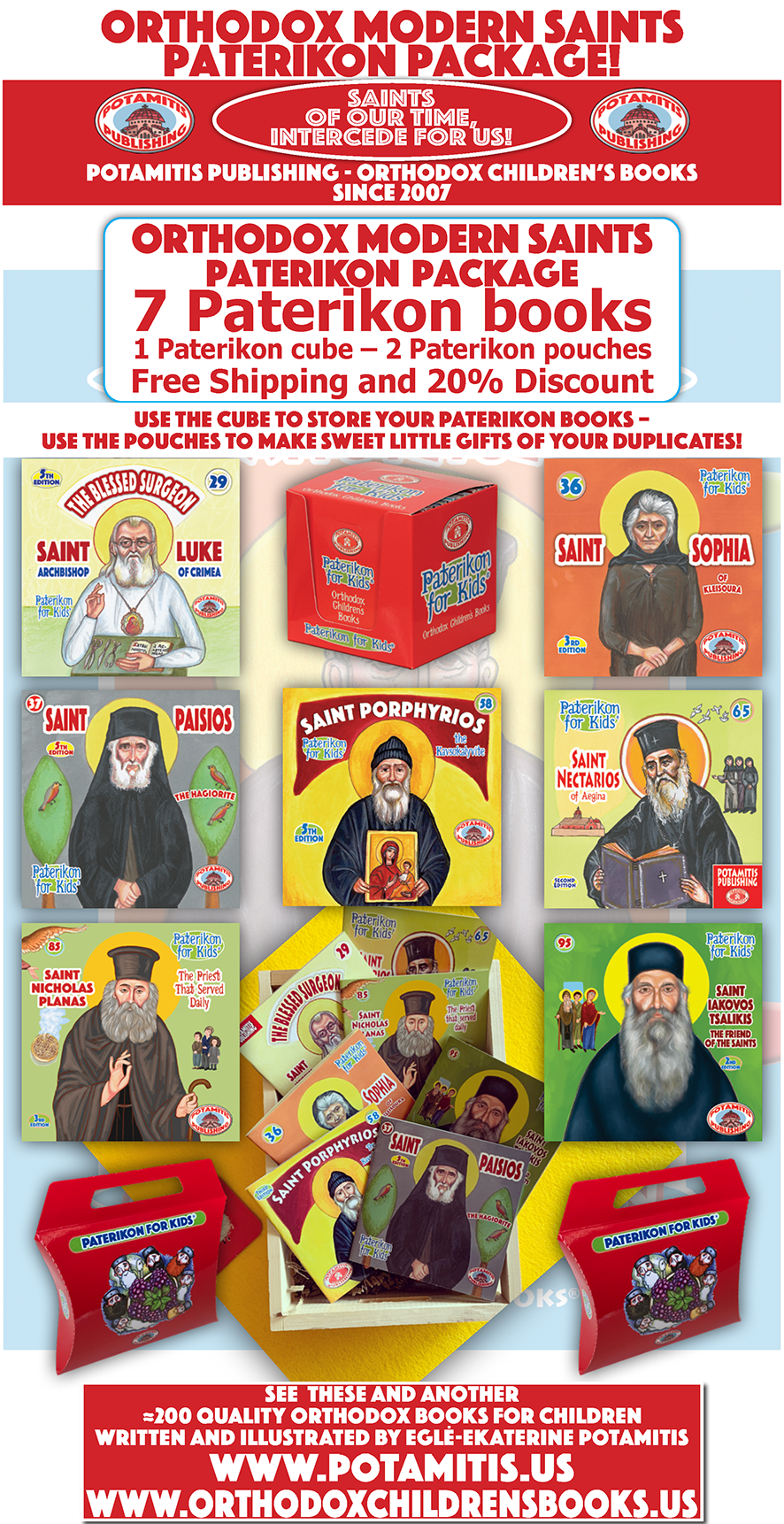 NEW! Orthodox Modern Saints – Paterikon Package!